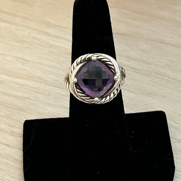 David Yurman Amethyst Infinity Ring - Picture 9 of 10
